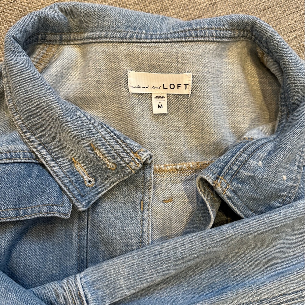 LOFT Classic Blue Denim Jacket